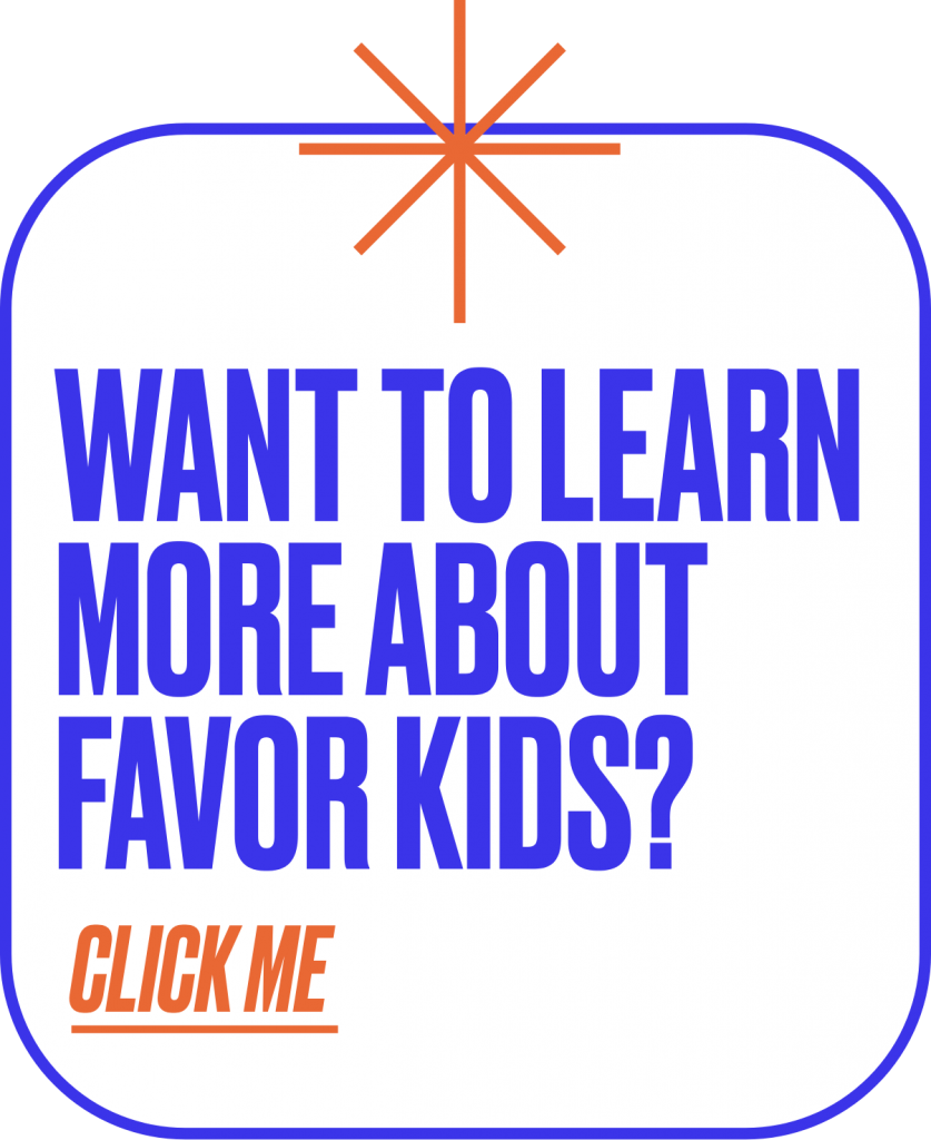Favor Kids info button.