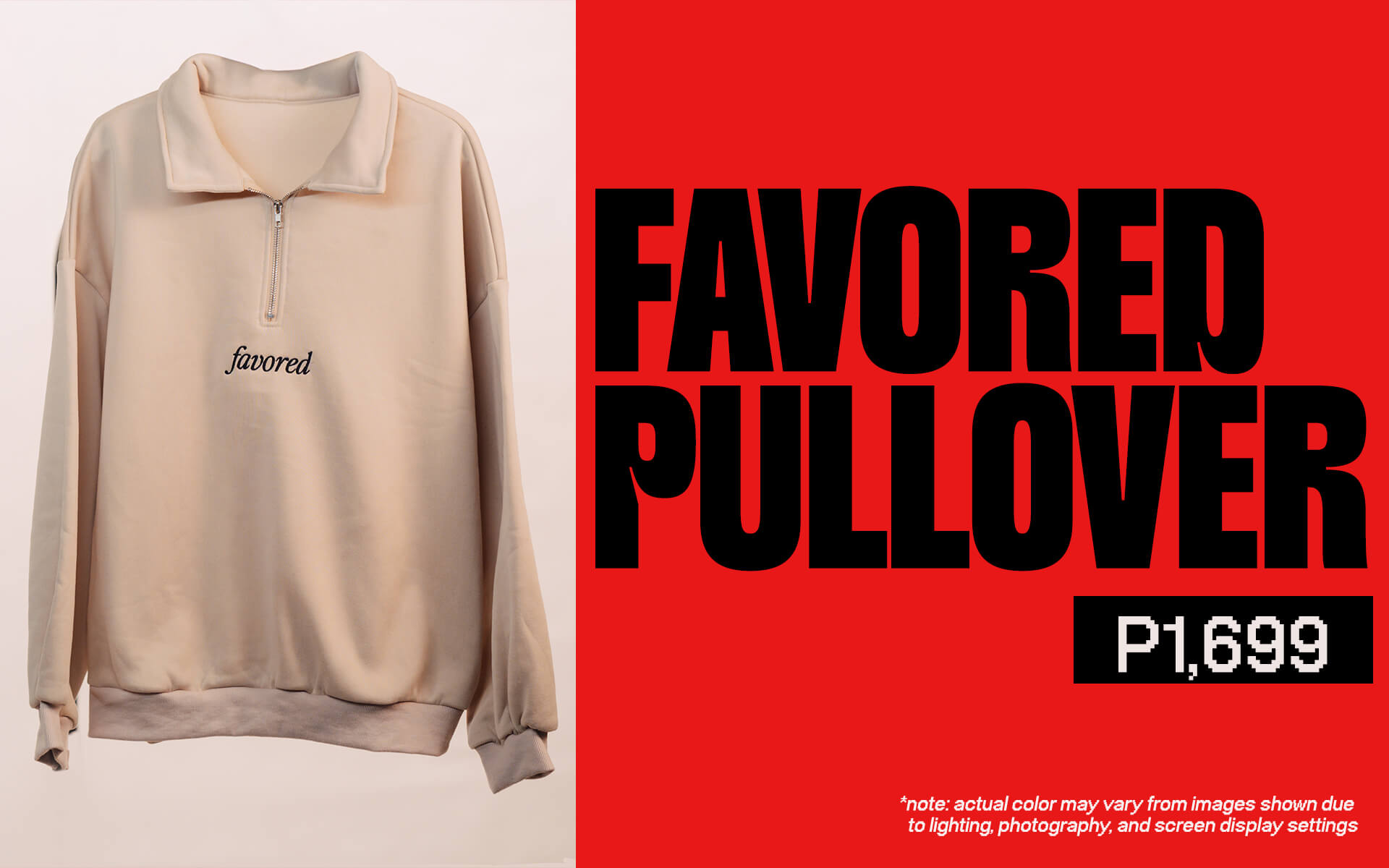 FVR MERCH FVRD PULL OVER